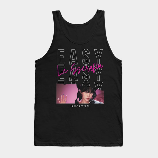 Chaewon Easy Le Sserafim Tank Top by wennstore